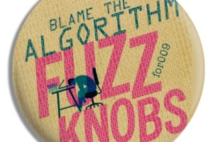 Fuzzknobs - Blame The Algorithm 7 Single Cover Art Pin